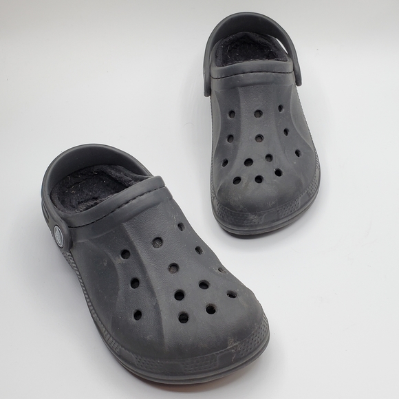 CROCS lined slipon clogs size 12/ 13 - Picture 7 of 13